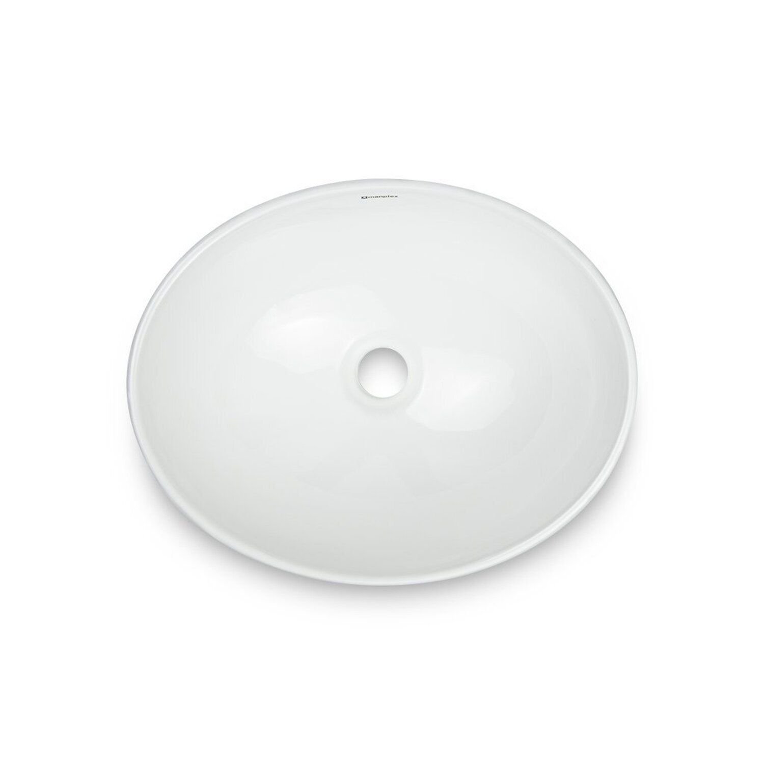 Cuba de Apoio para Banheiro/lavabo Cerâmica Redonda 41 Cm Manplex - 7