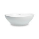 Ver imagem 7 de Cuba de Apoio para Banheiro/Lavabo Cerâmica Redonda 41 cm Manplex Branco/Brilho