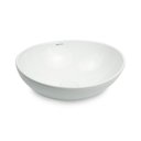 Ver imagem 3 de Cuba de Apoio para Banheiro/Lavabo Cerâmica Redonda 41 cm Manplex Branco/Brilho