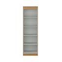 Ver imagem 4 de Guarda-Roupa Canto Reto 2 Portas Paris Off White/Cinamomo