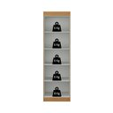 Ver imagem 5 de Guarda-Roupa Canto Reto 2 Portas Paris Off White/Cinamomo