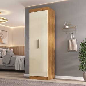 Guarda-roupa Canto Reto 2 Portas Paris