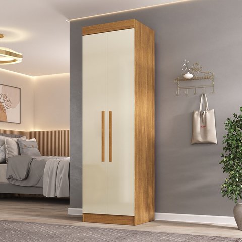 Guarda-roupa Canto Reto 2 Portas Paris