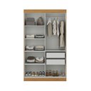 Ver imagem 4 de Guarda-roupa Canto Reto 4 Portas Paris