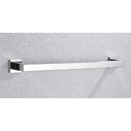 Kit Acessórios para Banheiro Aço Inox Acabamento Quadrado Cromado 4 Peças - 9