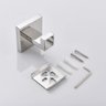 Kit Acessórios para Banheiro Aço Inox Acabamento Quadrado Cromado 4 Peças - 3