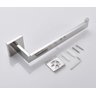 Kit Acessórios para Banheiro Aço Inox Acabamento Quadrado Cromado 4 Peças - 2