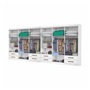 Ver imagem 4 de Closet Casal Duplo Lu 12 Portas 08 Gavetas com Espelhos Carioca Móveis