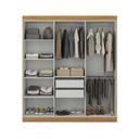 Ver imagem 4 de Guarda Roupa Casal Paris 6 Portas 2 Gavetas Paris Espresso Móveis Off White/Cinamomo