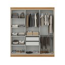 Ver imagem 4 de Guarda Roupa Casal Paris 6 Portas 2 Gavetas Paris Espresso Móveis Off White/Cinamomo