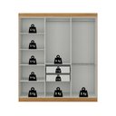 Ver imagem 6 de Guarda Roupa Casal Paris 6 Portas 2 Gavetas Paris Espresso Móveis