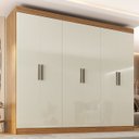 Ver imagem 1 de Guarda Roupa Casal Paris 6 Portas 2 Gavetas Paris Espresso Móveis