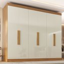 Ver imagem 1 de Guarda Roupa Casal Paris 6 Portas 2 Gavetas Paris Espresso Móveis