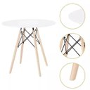 Ver imagem 4 de Mesa Sala de Jantar Redonda Eiffel 90cm Tampo Mdf Tx