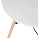 Ver imagem 5 de Mesa Sala de Jantar Redonda Eiffel 90cm Tampo Mdf Tx