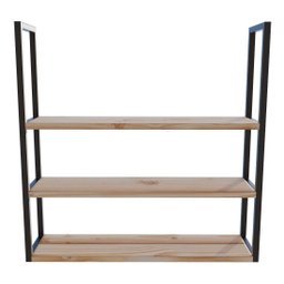 Kit 3 Prateleiras Suspensas Industrial 80x20cm Para Casa Technox - 6