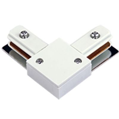 Conector L para Trilho Emenda L Branca - 1