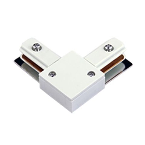 Conector L para Trilho Emenda L Branca