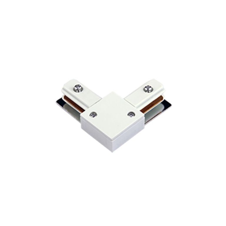 Conector L para Trilho Emenda L Branca