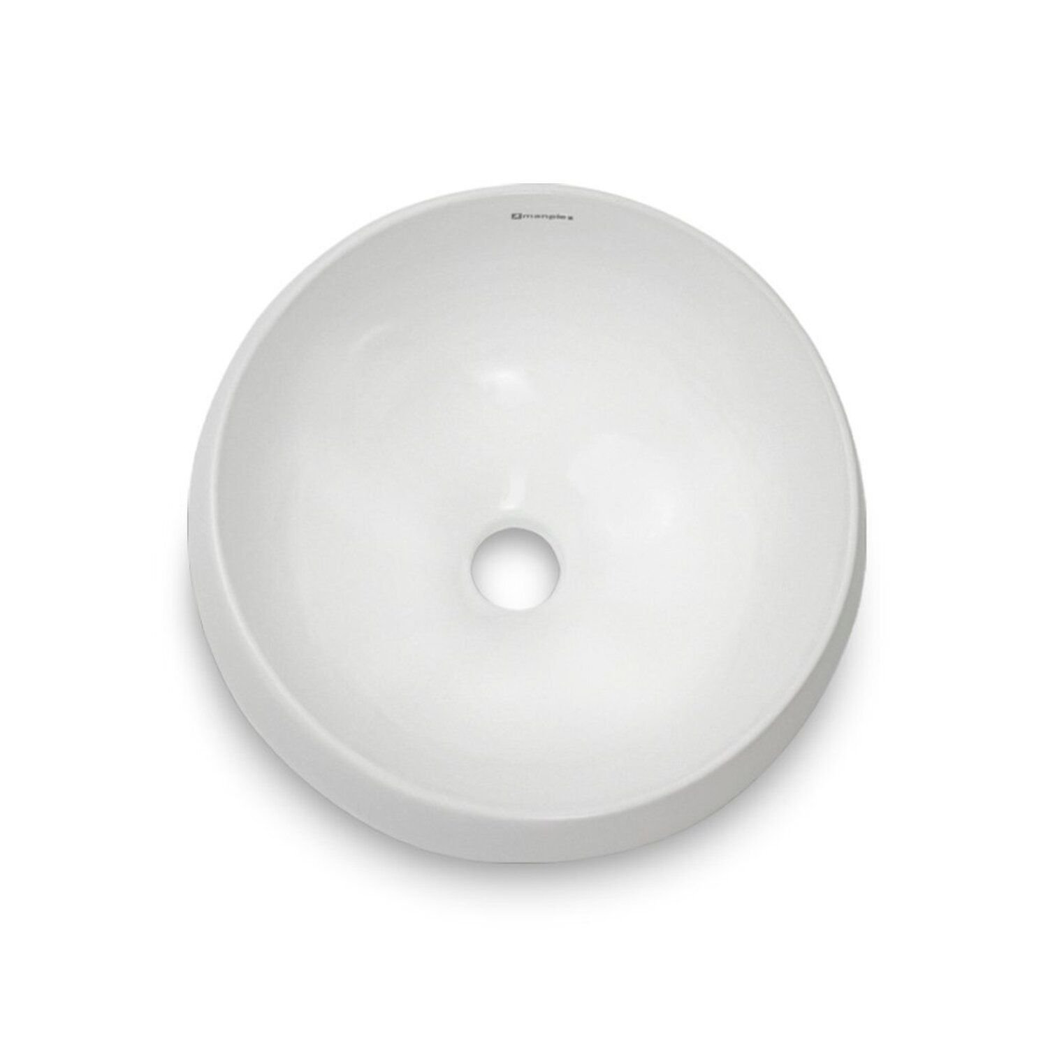 Cuba de Apoio para Banheiro/lavabo Cerâmica Redondo 31 Cm Manplex - 7