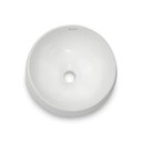 Ver mais imagens de Cuba de Apoio para Banheiro/lavabo Cerâmica Redondo 31 Cm Manplex