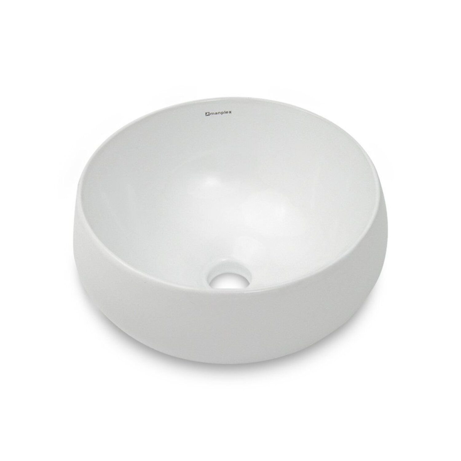 Cuba de Apoio para Banheiro/lavabo Cerâmica Redondo 31 Cm Manplex - 2