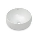 Ver imagem 3 de Cuba de Apoio para Banheiro/lavabo Cerâmica Redondo 31 Cm Manplex