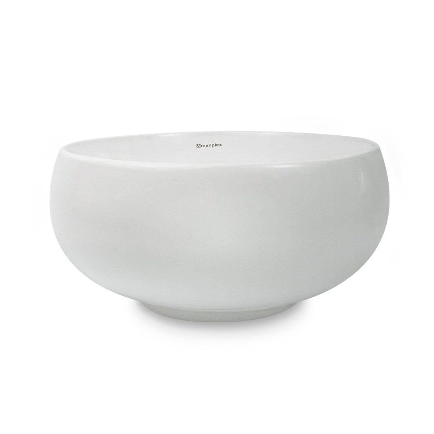 Cuba de Apoio para Banheiro/lavabo Cerâmica Redondo 31 Cm Manplex - 6