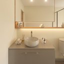 Ver imagem 5 de Cuba de Apoio para Banheiro/lavabo Cerâmica Redondo 31 Cm Manplex