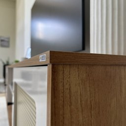 Kit 3 Peças com Rack para Tv até 75 Polegadas, Buffet e Mesa de Centro Charlotte - 12