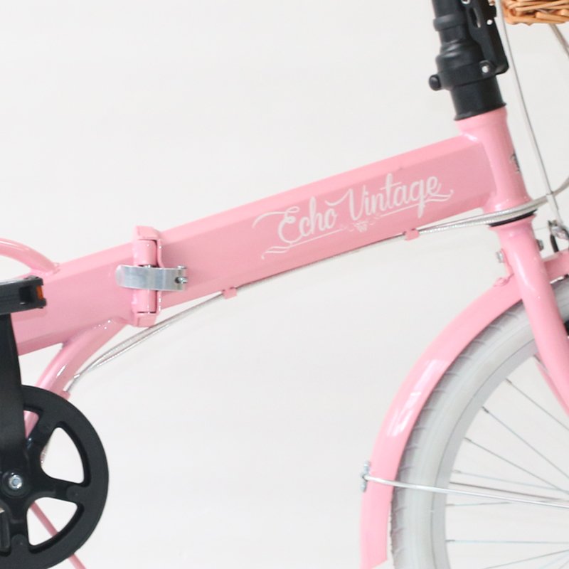 Bicicleta Dobrável Fenix Rosa Ligth - Kit Marcha Shimano - 6 Velocidades - 2