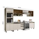 Ver imagem 5 de Cozinha Completa 6 Peças Connect Duna/cristal com Aéreo Vidro - Móveis Henn