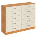 Ver imagem 2 de Cômoda para Quarto 10 Gavetas Caribe