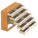 Ver imagem 4 de Cômoda para Quarto 10 Gavetas Caribe