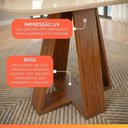 Ver imagem 7 de Conjunto Sala de Jantar Mesa Tampo em Vidro 1,20m Maria 4 Cadeiras Bel