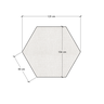 Nuvem Acústica Hexagonal Bl Acoustic 9101 - 3
