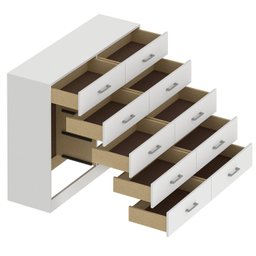 Cômoda para Quarto 10 Gavetas Caribe - 4