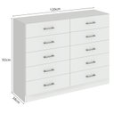 Ver imagem 3 de Cômoda para Quarto 10 Gavetas Caribe