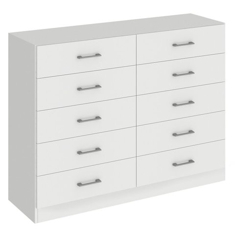 Cômoda para Quarto 10 Gavetas Caribe