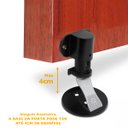 Ver imagem 2 de Prendedor Trava Fixador Porta Magnético Imã Inox Ajustável Preto