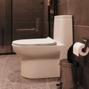 Ver imagem 1 de Vaso Sanitário Monobloco Cerâmica Duplo Acionamento 3/6l Jato Direcionável Manplex