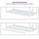 Ver imagem 6 de Beliche Infantil Montessoriana Extensível Family com Escorregador Casatema MadeiraOriginals Branco