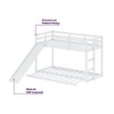 Ver imagem 5 de Conjunto Beliche Extensível Infantil e Escorregador Family Casatema MadeiraOriginals