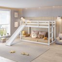 Ver imagem 2 de Beliche Infantil Montessoriana Extensível Family com Escorregador Casatema MadeiraOriginals Branco