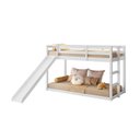Ver mais imagens de Beliche Infantil Montessoriana Extensível Family com Escorregador Casatema MadeiraOriginals Branco