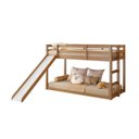 Ver mais imagens de Beliche Infantil Montessoriana Extensível Family com Escorregador Casatema MadeiraOriginals Marrom/Amendoa