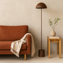 Ver imagem 1 de Luminária de Piso Abajur Chão Komaco K Marrom Cortem