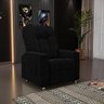 Poltrona do Papai Reclinável Arsenal Veludo Preto - 1