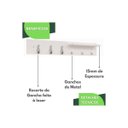 Ver imagem 5 de Porta Chaves de Parede Organizador Porta Chaveiro B.b.g.c Fs