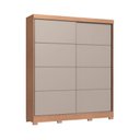 Ver imagem 3 de Guarda-Roupa 2 Portas de Correr 4 Gavetas Pontal 100% MDF Marrom/Cedro/Duna